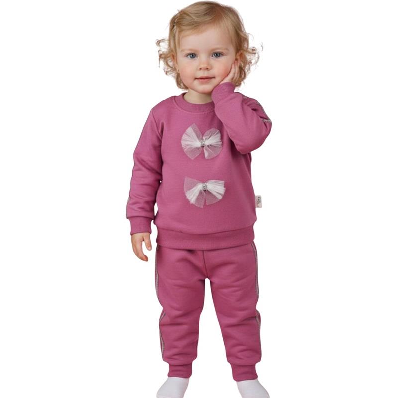 5013 оптом детские демисезонные костюмы двойки для девочек на 9/24 месяцев