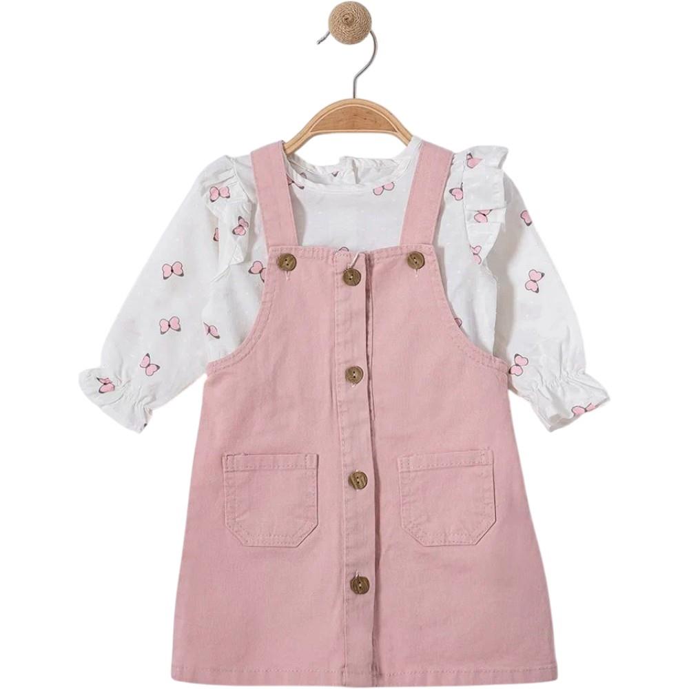 6100 оптом детские сарафаны с кофточкой для девочек на 9/24 месяцев