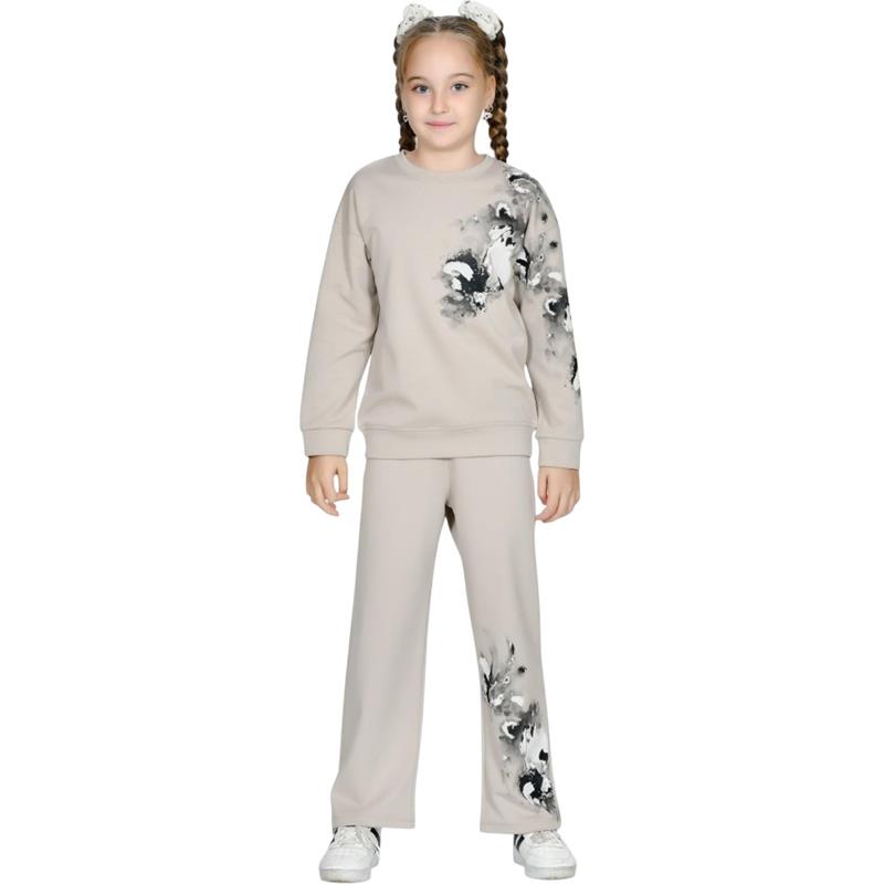 70345 toptan 5/12 yaş kız çocuk mevsimlik iki parçalı takımlar