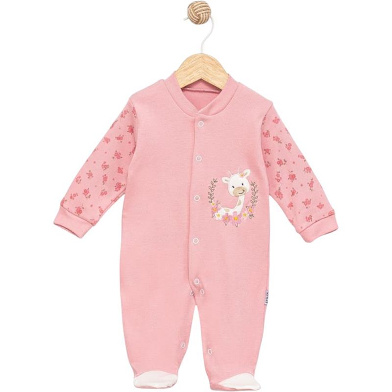 1363 wholesale children's demi-season overalls with a hat for infants 3-6-9 months