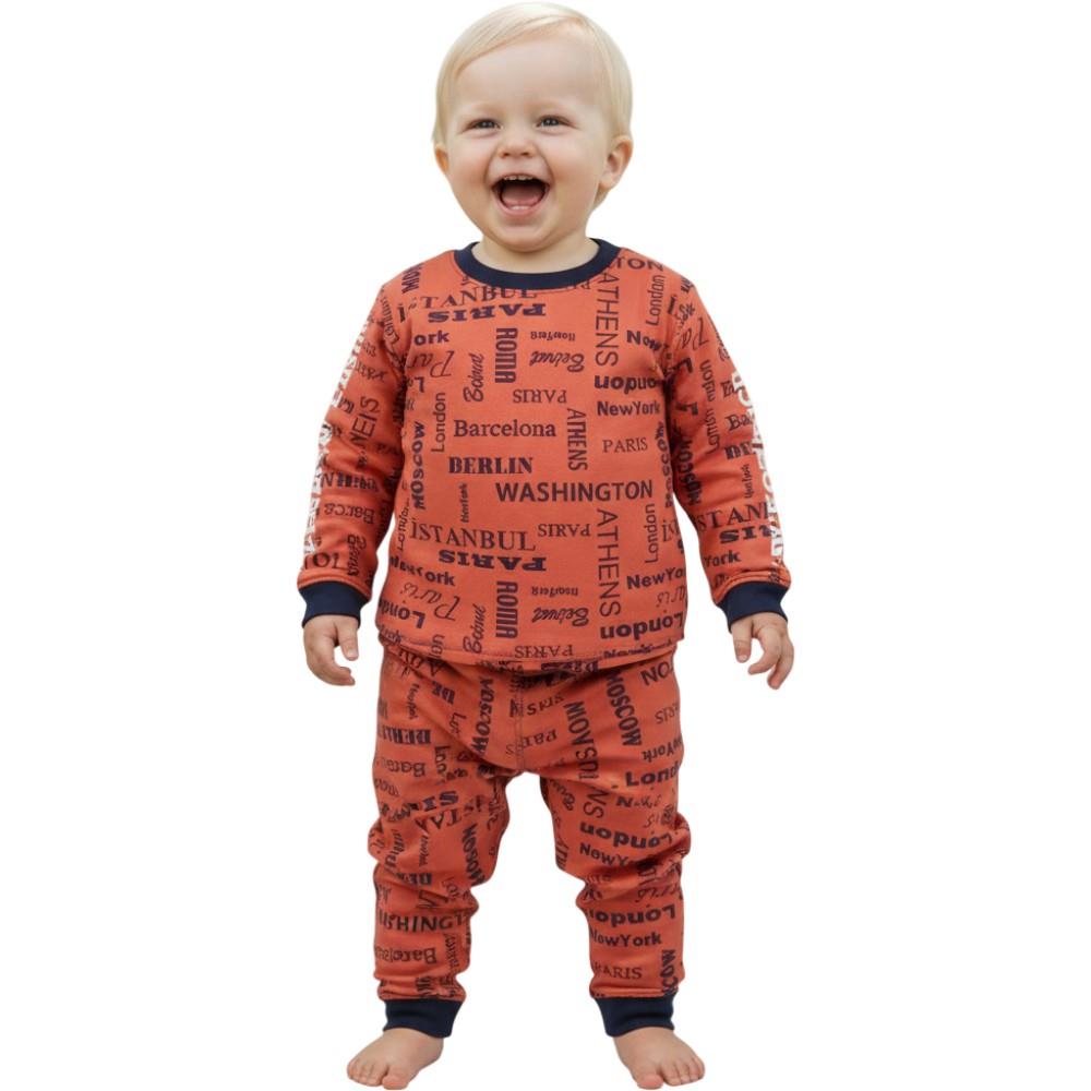 оптом детские демисезонные пижамы для младенцев на 3-6-9 месяцев