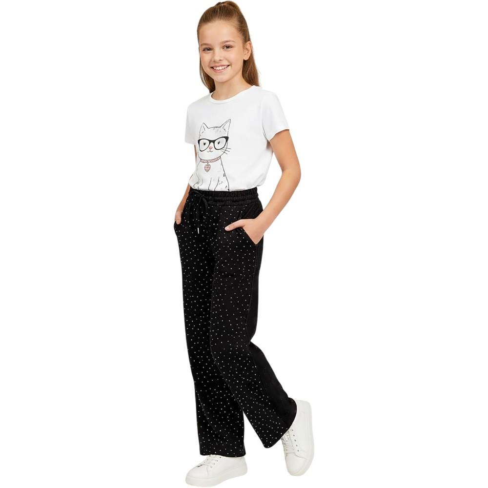 3708 wholesale children's sports pants for girls aged 9/12 years
