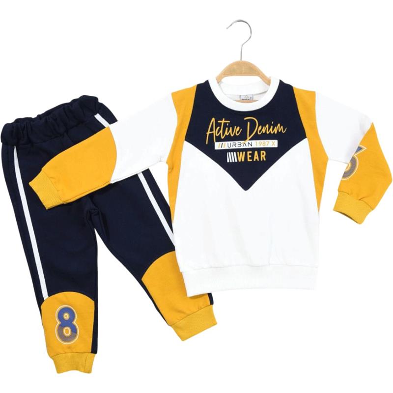 1504 wholesale children's demi-season two-piece suits for boys 3/6 years 