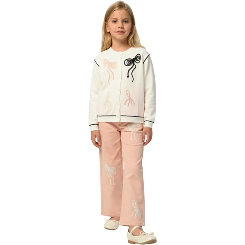 70615 toptan 5-12 yaş arası kız çocuklar için çocuk mevsimlik iki parçalı takımlar