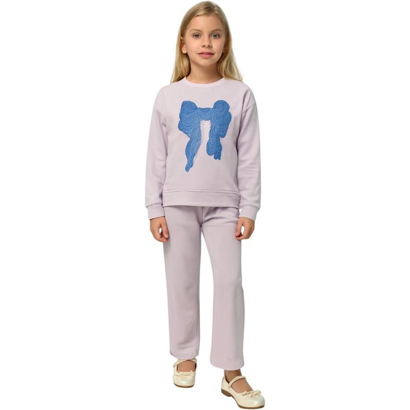 70310 toptan 5-12 yaş arası kız çocuklar için mevsimlik iki parçalı takımlar