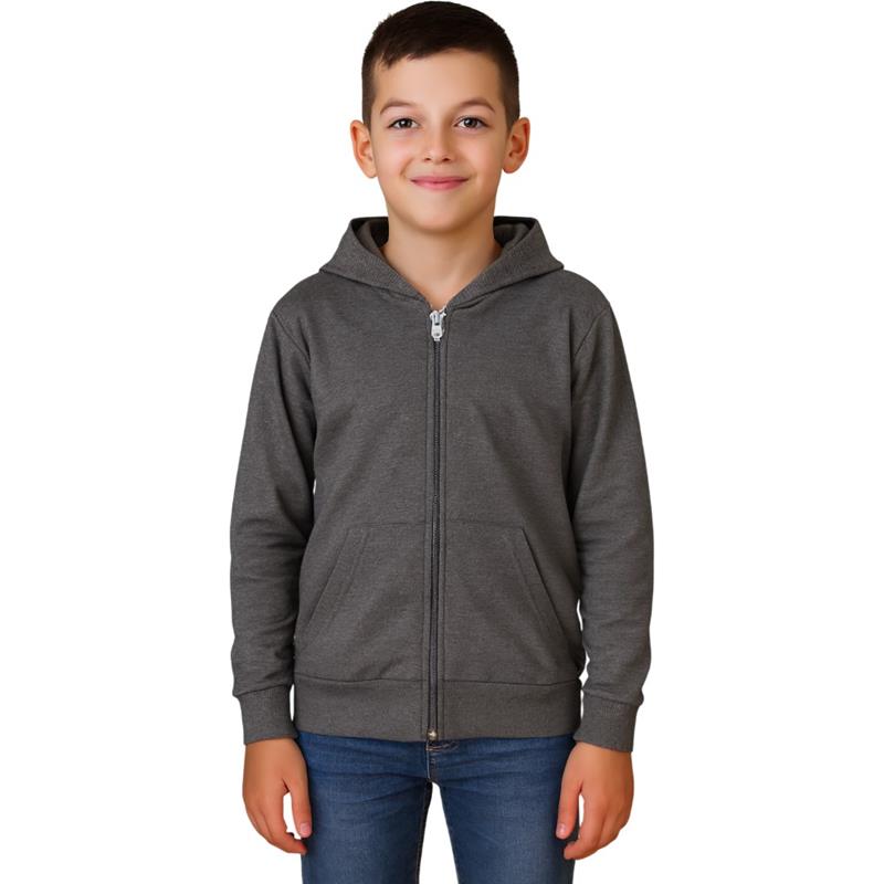 9974 toptan 9/12 yaş arası erkek çocuklar için mevsimlik kapüşonlu fermuarlı hırka