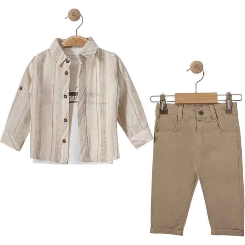 6075 بدلة أطفال ثلاثية القطع مناسبة لفصلي الربيع والخريف، للأطفال الرضع من عمر 9 إلى 24 شهرًا