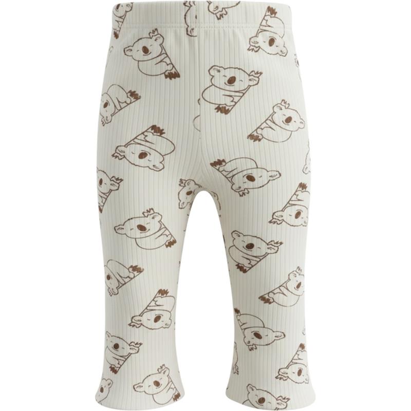 6001 toptan 3-6-9-18 aylık bebekler için İspanyol paça çocuk pantolonu 