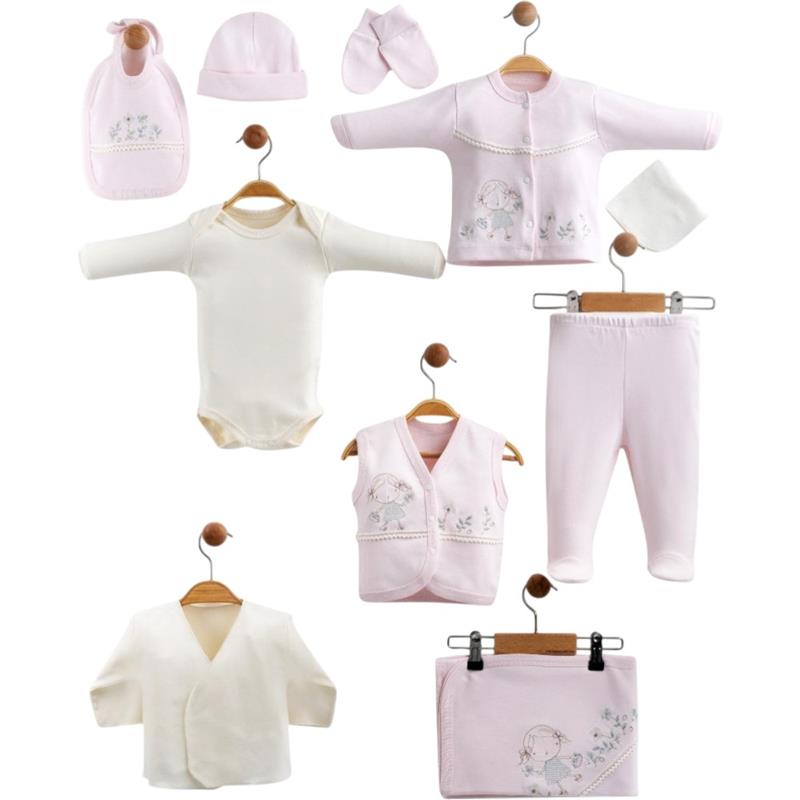 106 toptan bebekler için 10 parçalı hastahane çıkışı bebek kutulu setleri