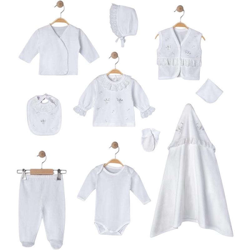 6664 toptan bebekler için 10 parçalı hastahane çıkışı bebek kutulu setleri