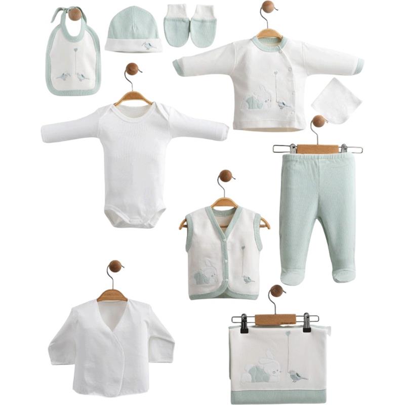 6668 toptan bebekler için 10 parçalı hastane çıkışı bebek kutulu setleri