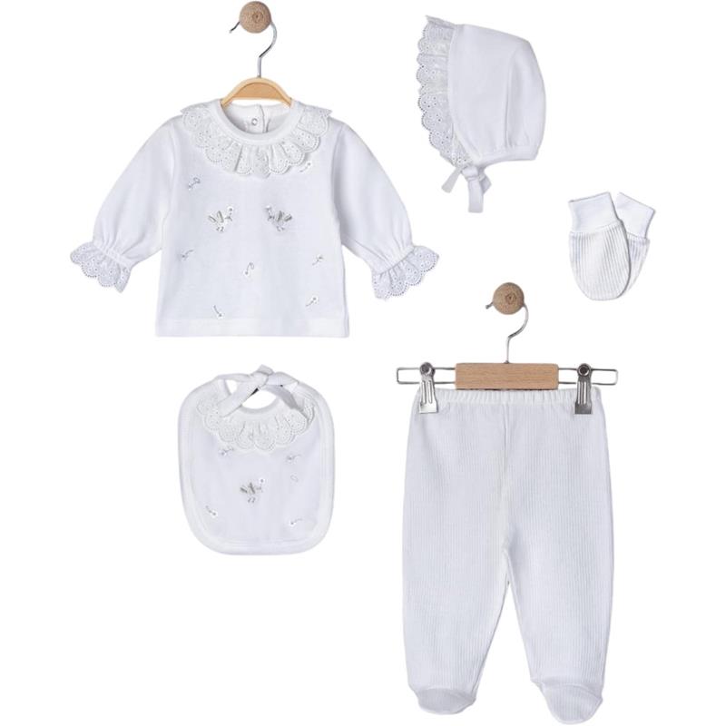 7664 toptan bebekler için 5 parçalı hastane çıkışı bebek kutulu setleri