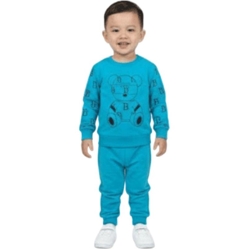 1028 toptan 1-2-3 yaş arası erkek çocuklar için mevsimlik iki parçalı takım elbise