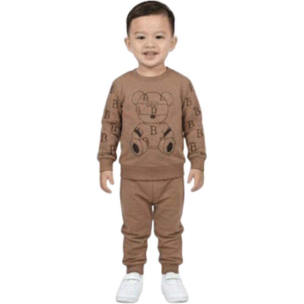 1028 toptan 1-2-3 yaş arası erkek çocuklar için mevsimlik iki parçalı takım elbise