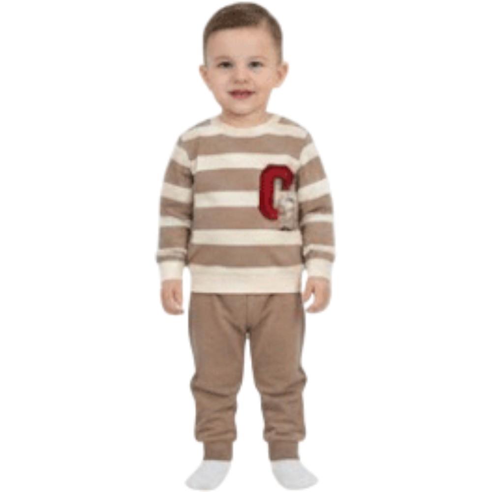 1030 toptan 1-2-3 yaş arası erkek çocuklar için mevsimlik iki parçalı takım elbise