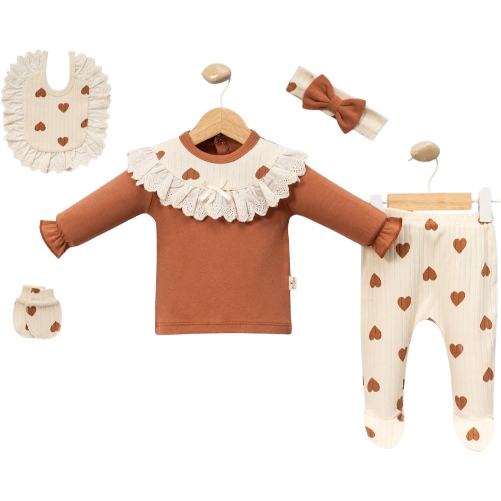 2100 5Lİ SET 3-6 AY KALPLİ