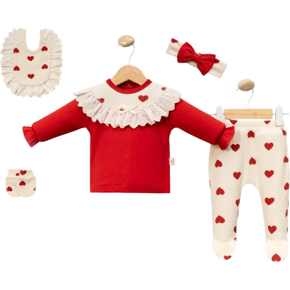 2100 5Lİ SET 3-6 AY KALPLİ