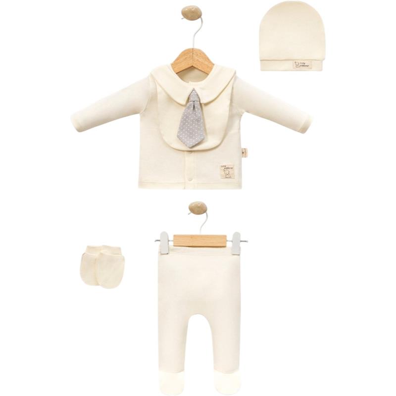 2115  toptan 3-6 aylık bebekler için 5 parçadan oluşan bebek zıbın seti