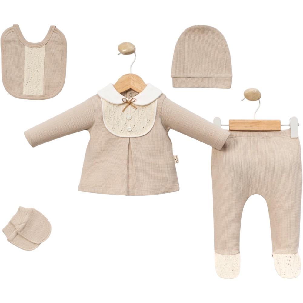 2103 оптом детские комплекты из 5 предметов для младенцев на 3-6 месяца