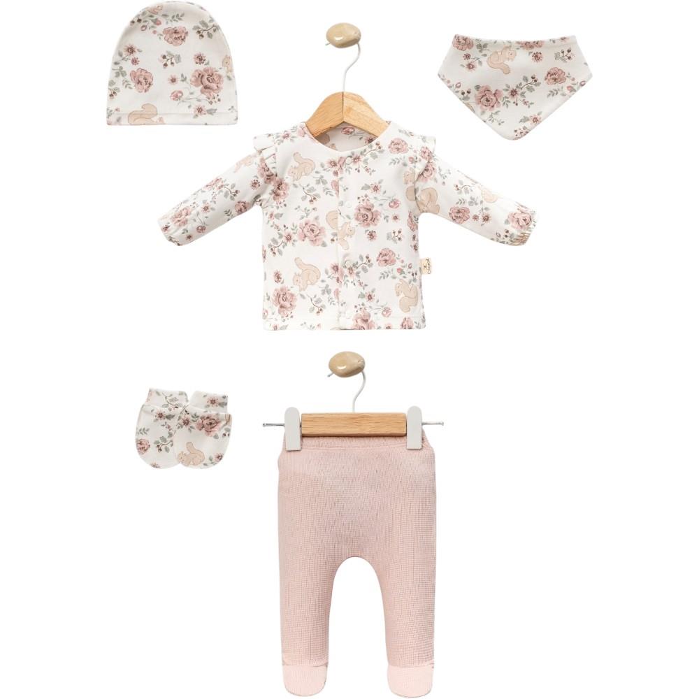 2113 оптом детские комплекты из 5 предметов для младенцев на 3-6 месяца