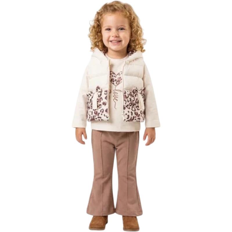 7213 toptan 6-9-12 aylık kız bebekler için mevsimlik üçlü takım elbise