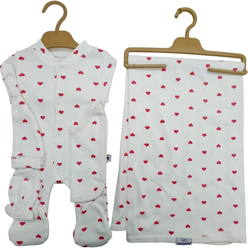 159 toptan bebekler için 5 parçadan oluşan bebek zıbın seti