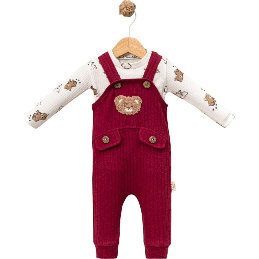 7011 оптом детские демисезонные брюки-комбинезоны с фуфайкой для младенцев на 6/18 месяцев