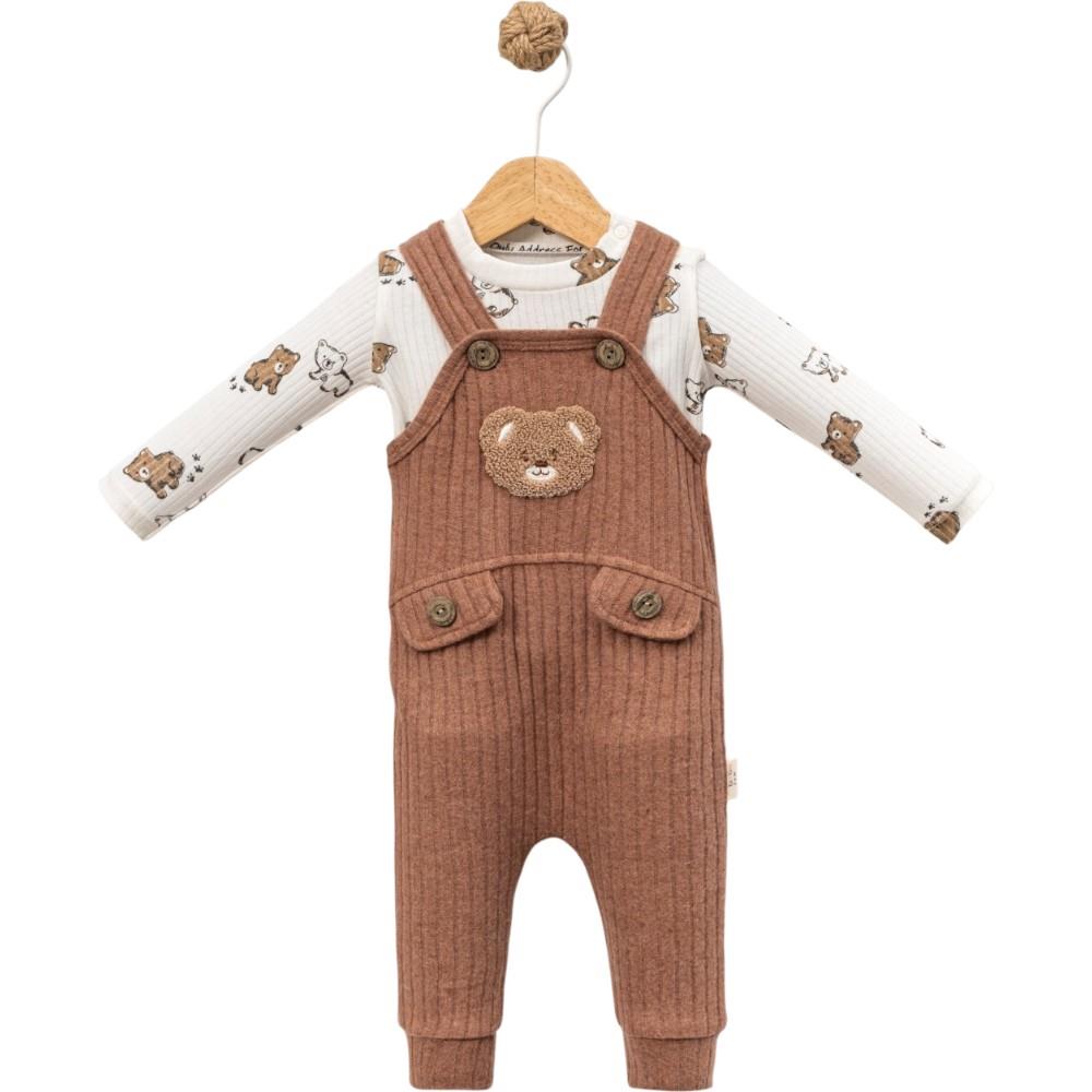 7011 оптом детские демисезонные брюки-комбинезоны с фуфайкой для младенцев на 6/18 месяцев