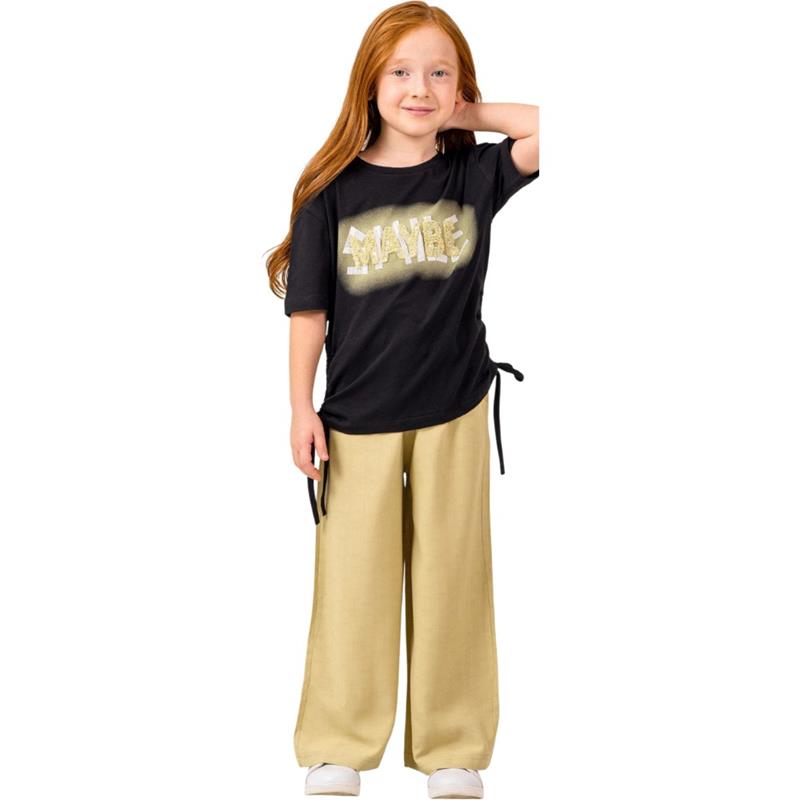 8343 оптом детские летние костюмы двойки для девочек на 9/12 лет