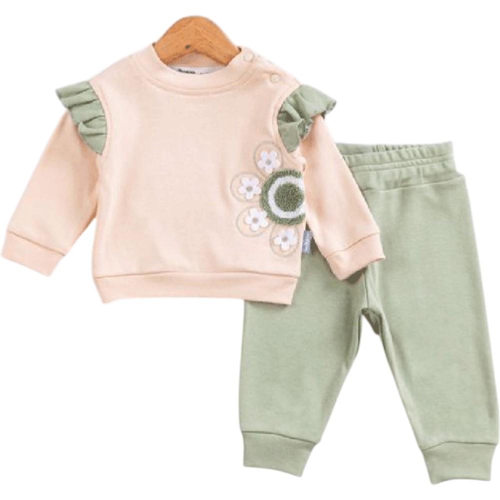 14163 оптом детские демисезонные костюмы двойки для младенцев на  9/24 месяцев