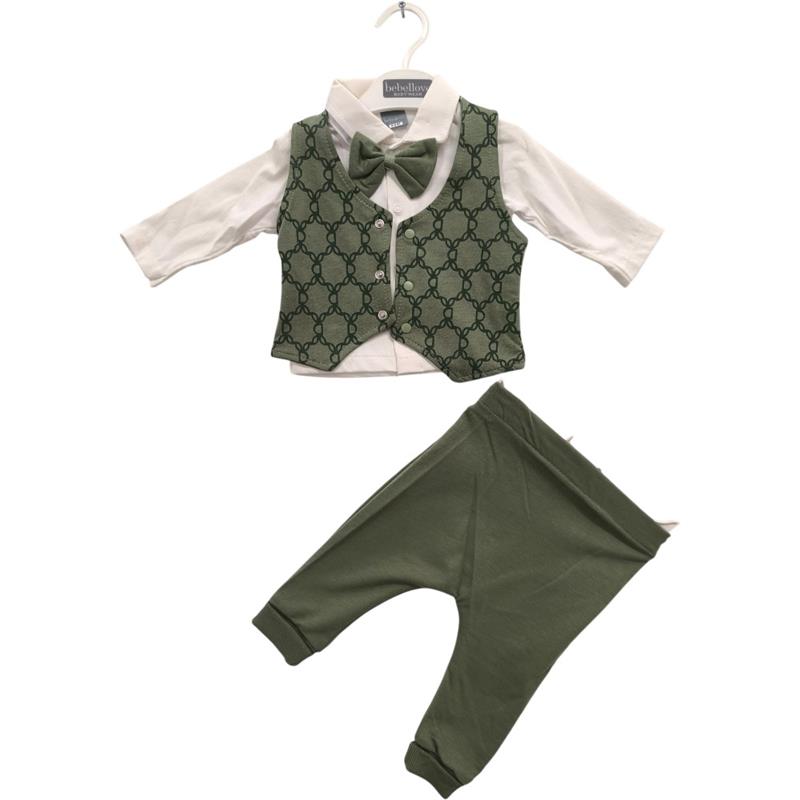 13982 wholesale children's demi-season three-piece suit for boys 9/24 months