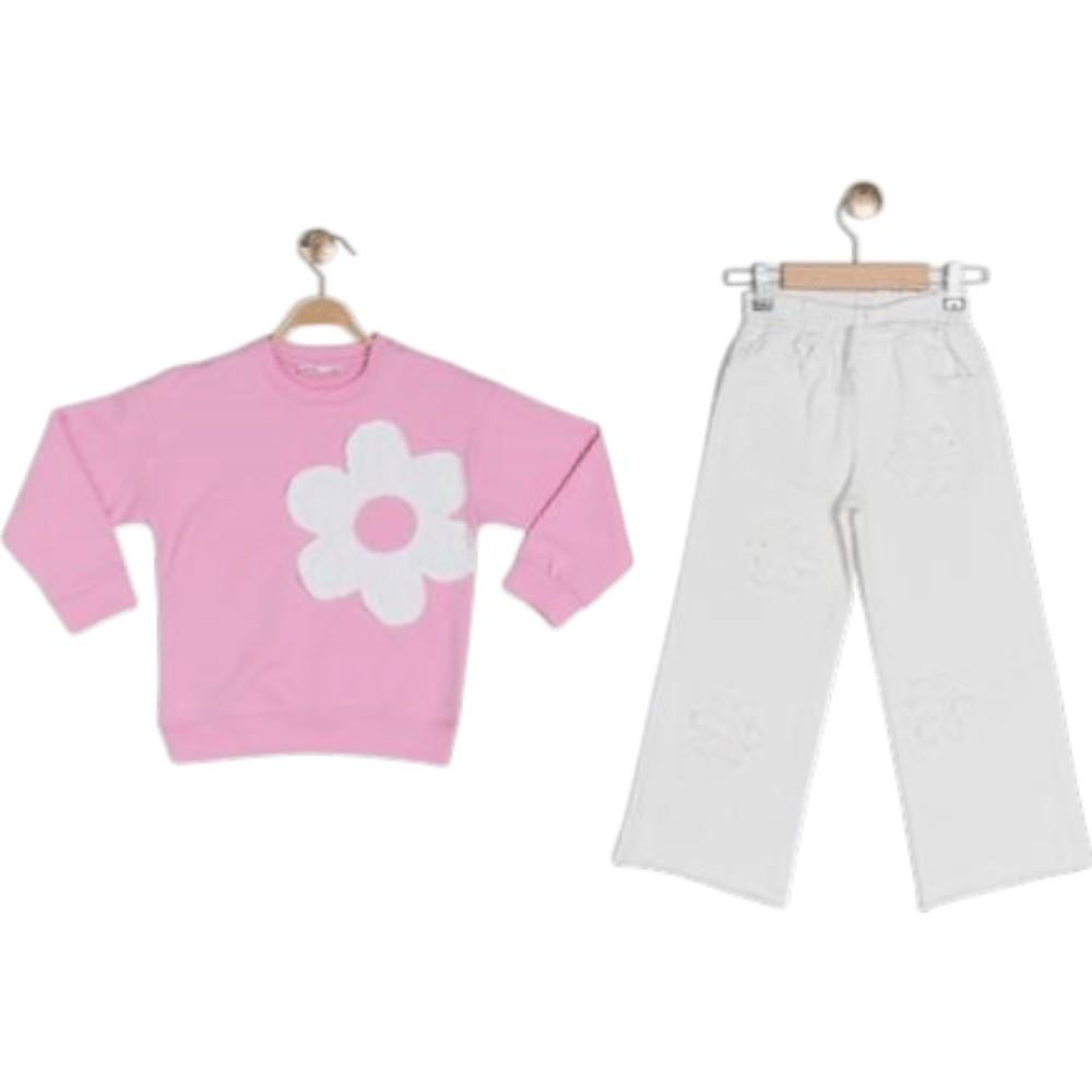 70375 оптом детские демисезонные костюмы двойки для девочек на 5/12 лет