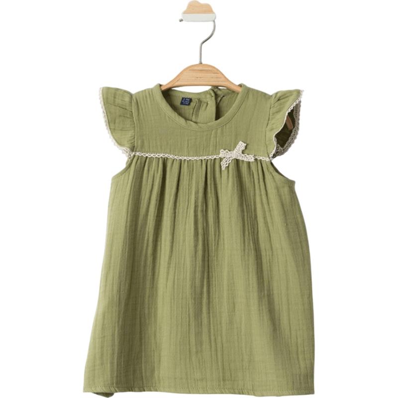 18286 toptan 6-24 ay kız çocuk yazlık elbiseler