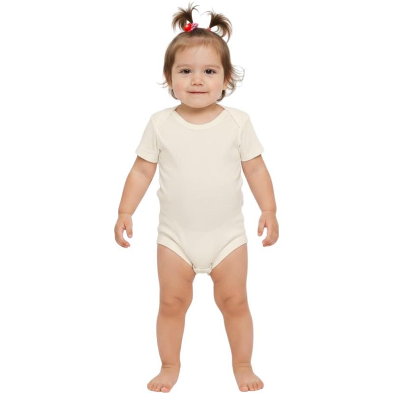 726 wholesale interlock fabric snap-button bodysuits for 9-12-18 month old babies