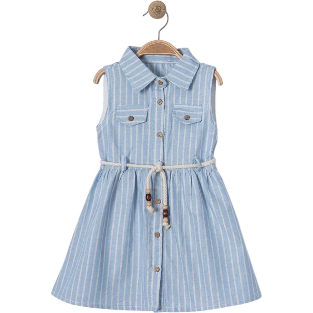 2801 оптовая продажа летних платьев в полоску для девочек 5-8 лет