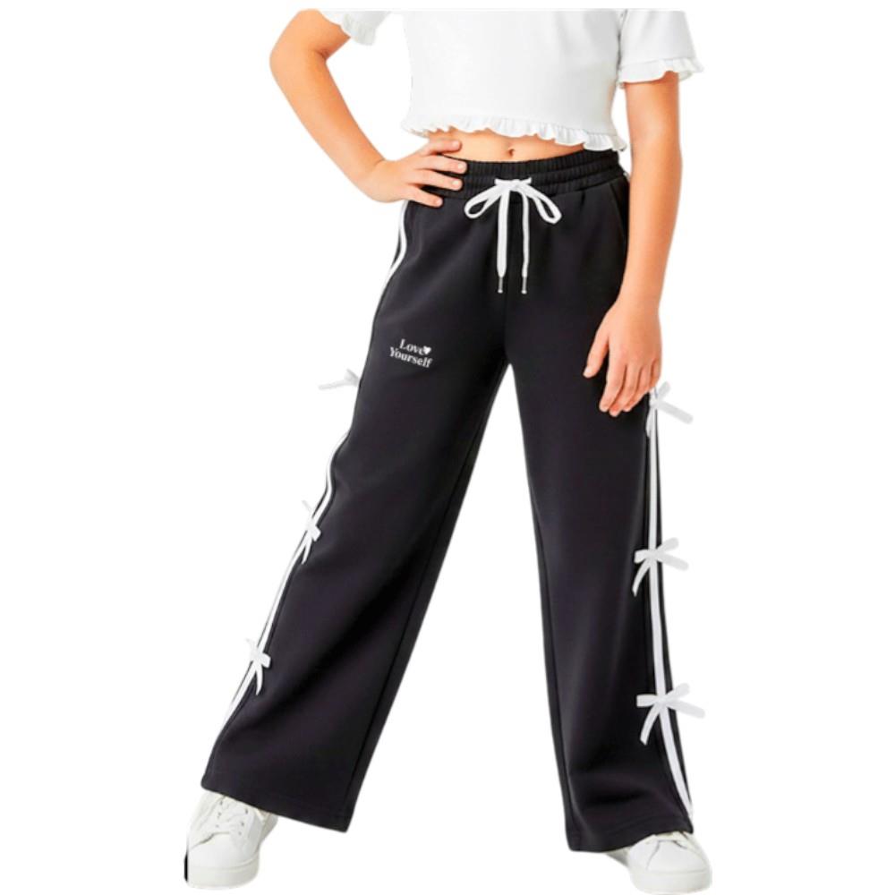 3721 Toptan 13-16 yaş arası kız çocuklar için yazlık tişört ve pantolon ikili takım