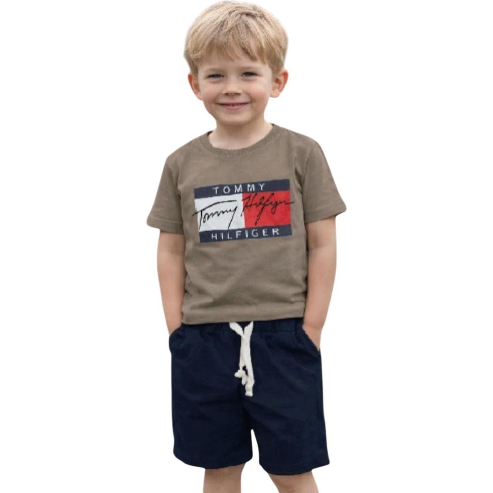4523 wholesale children's summer two-piece suits, T-shirts with shorts for boys aged 6/9 years