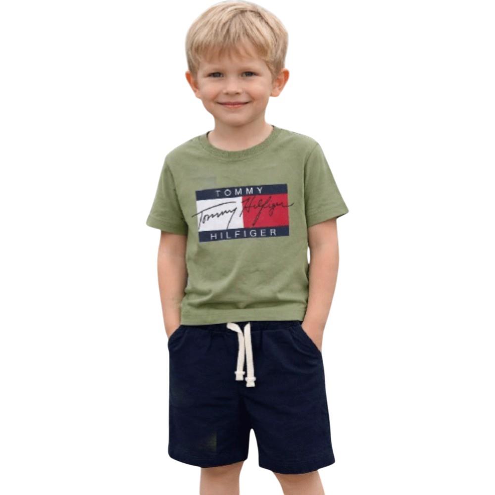 4523 wholesale children's summer two-piece suits, T-shirts with shorts for boys aged 6/9 years