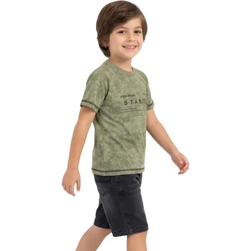 80510 Оптовая продажа летних комплектов одежды для мальчиков 3-10 лет, состоящих из футболки и шорт