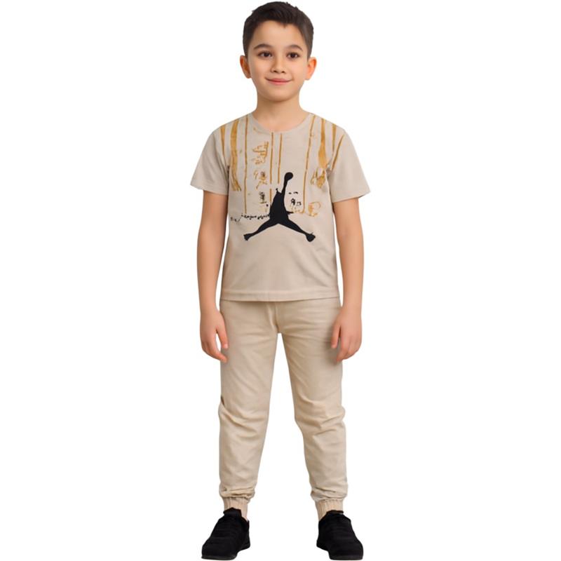 5060 toptan 2-5 yaş arası erkek çocuklar için yazlık iki parçalı takım elbise