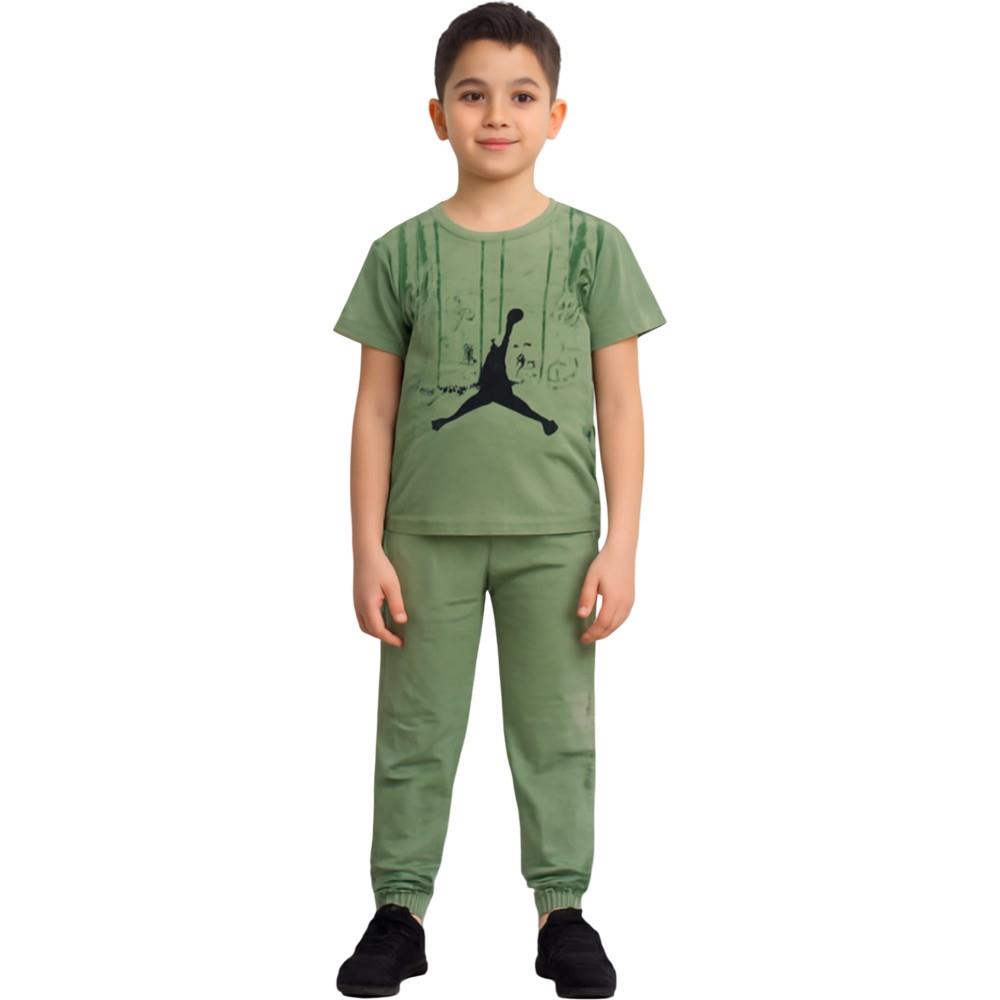 5060 toptan 2-5 yaş arası erkek çocuklar için yazlık iki parçalı takım elbise