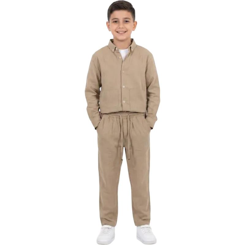 toptan 6-10 yaş arası erkek çocuklar için üç parçalı mevsimlik takım elbise