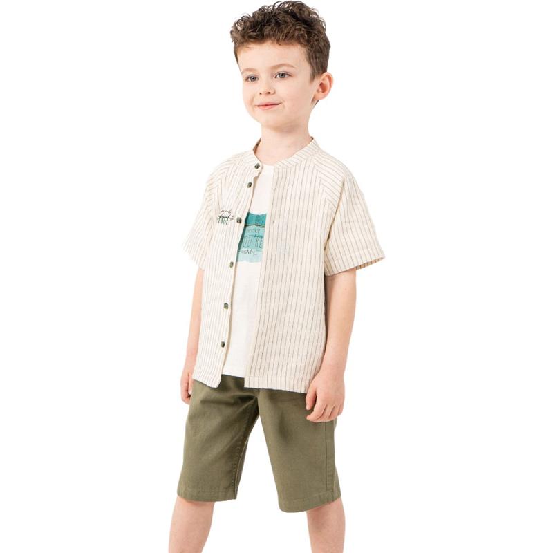 26568 toptan 6-9 yaş arası erkek çocuklar için yazlık üç parçalı takım elbise