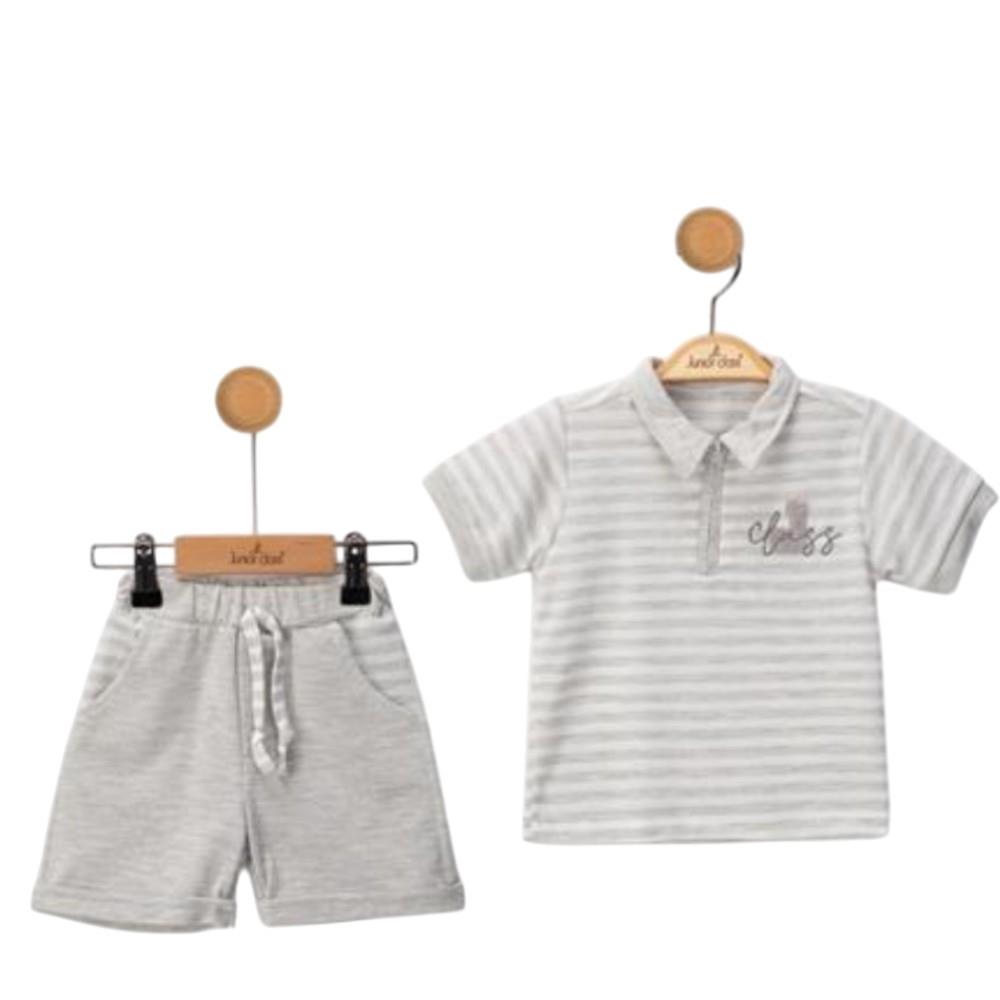 2618 wholesale children's summer two-piece suits, T-shirts with shorts for boys 9/24 months