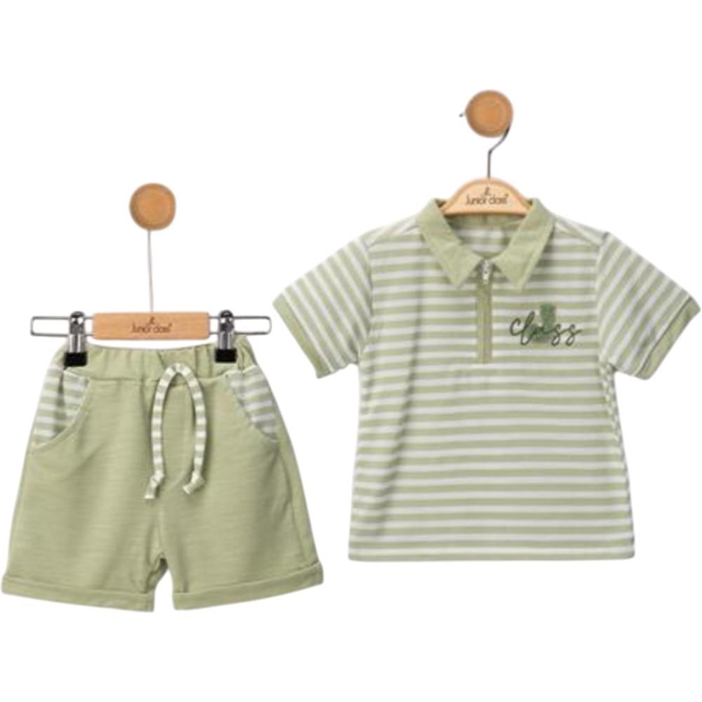 2618 wholesale children's summer two-piece suits, T-shirts with shorts for boys 9/24 months
