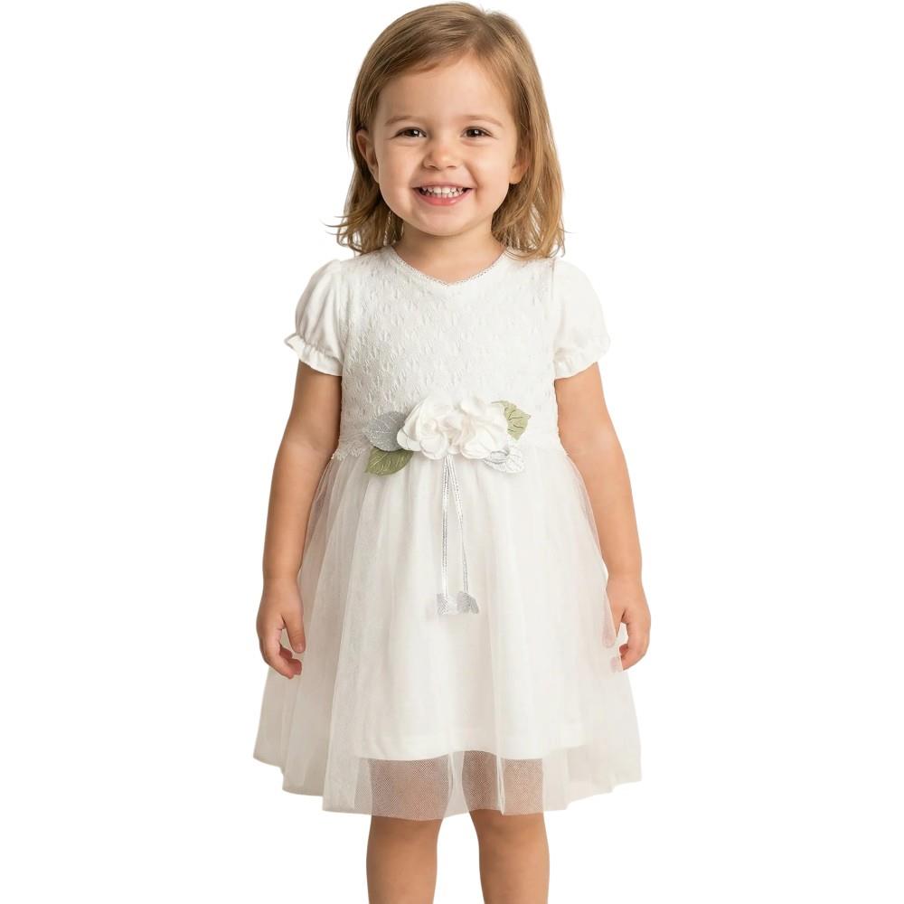 2007 toptan 9-18 aylık kız çocuklar için yazlık şık elbiseler