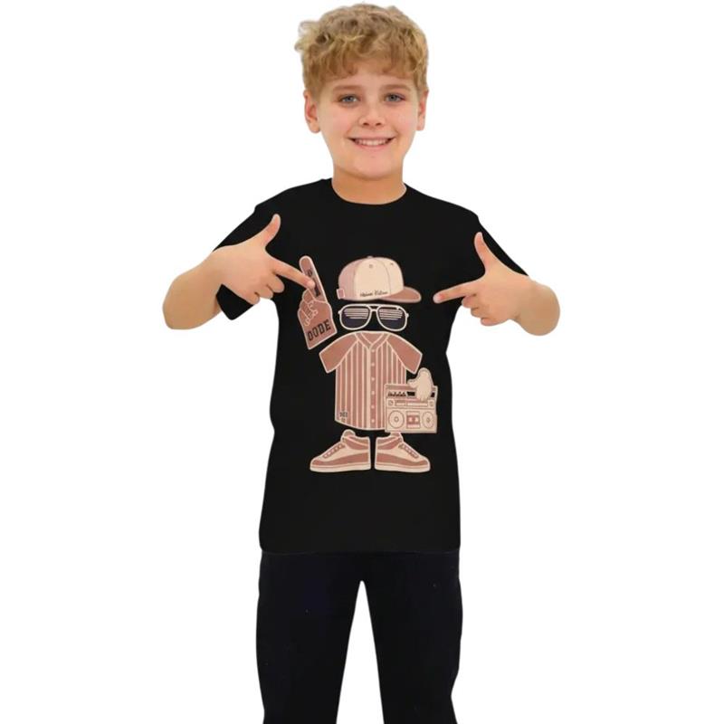 2007 toptan 3-7 yaş arası erkek çocuklar için yazlık tişörtler