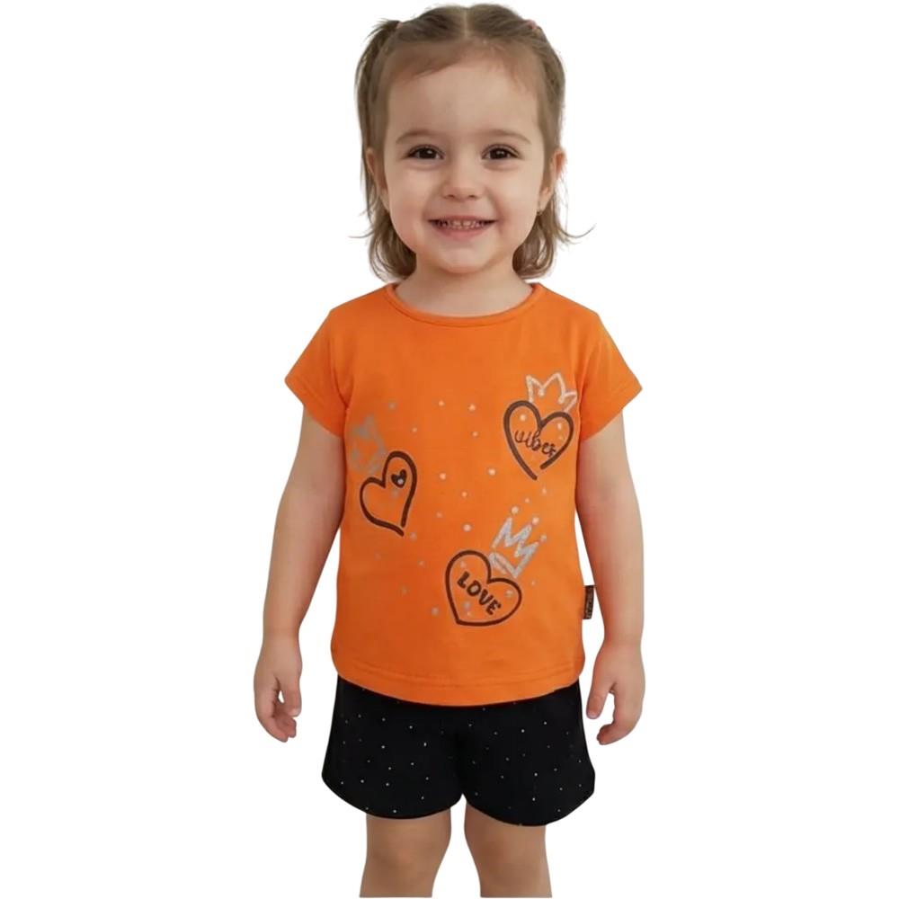 1209 toptan 6-24 aylık bebekler için yazlık iki parçalı takım