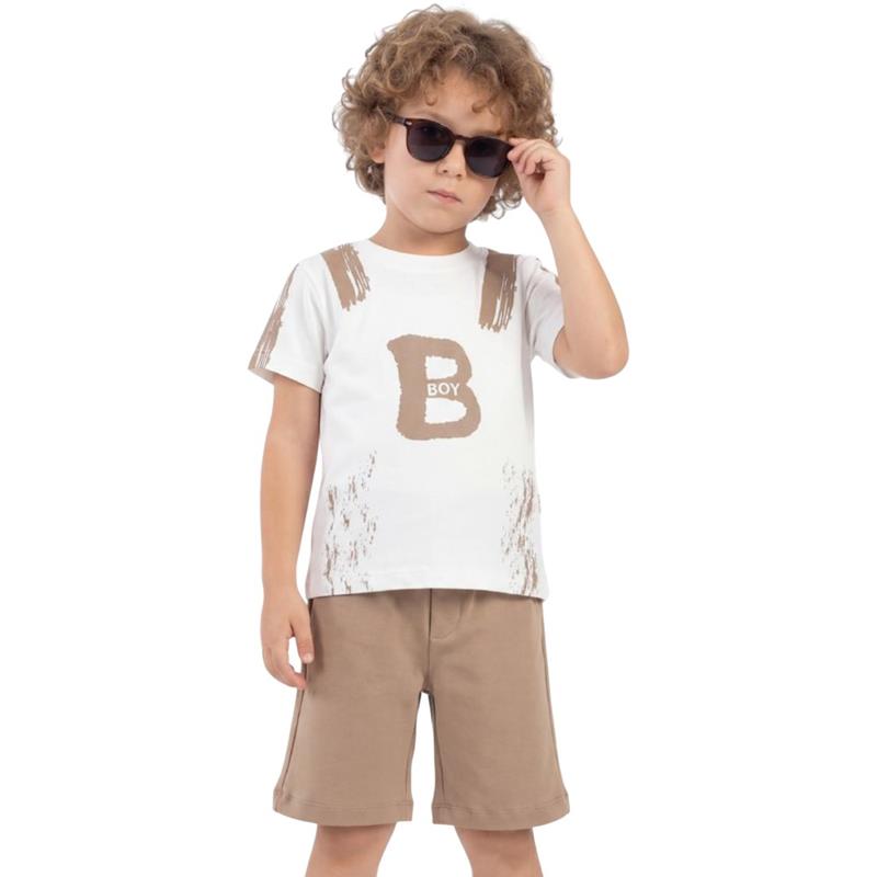 40956 оптом детские летние костюмы двойки,футболки с шортами для мальчиков на 2/5 лет