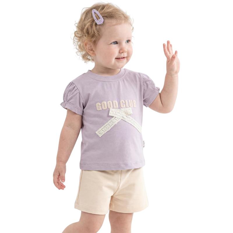 40968 оптом детские летние комплекты двойки для девочек на 6/24 месяцев